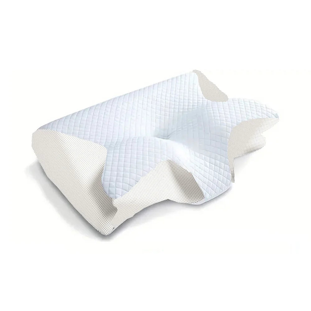 Revolutionize Your Sleep Experience with Our 2-in-1 Ergonomic Memory Foam Cervical Pillow for Ultimate Neck Pain Relief!