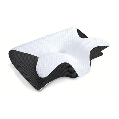 Revolutionize Your Sleep Experience with Our 2-in-1 Ergonomic Memory Foam Cervical Pillow for Ultimate Neck Pain Relief!