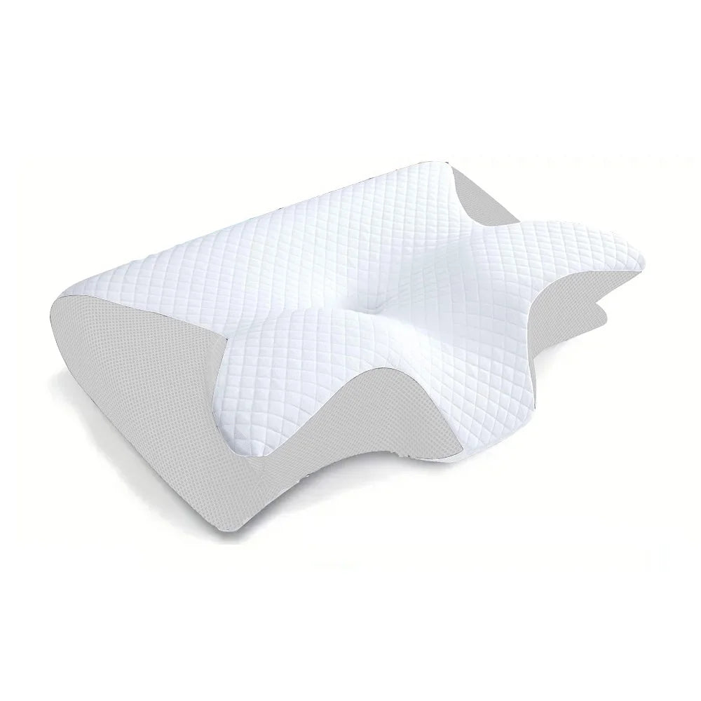 Revolutionize Your Sleep Experience with Our 2-in-1 Ergonomic Memory Foam Cervical Pillow for Ultimate Neck Pain Relief!