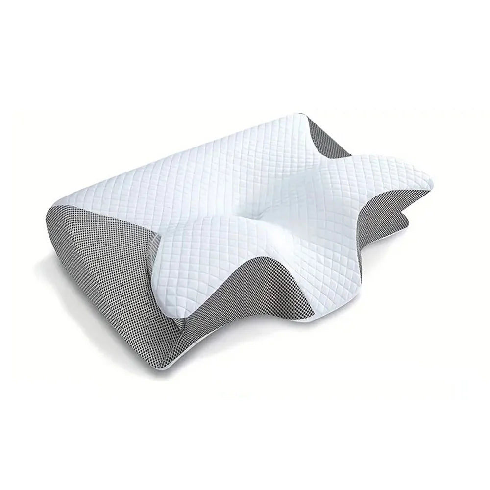 Revolutionize Your Sleep Experience with Our 2-in-1 Ergonomic Memory Foam Cervical Pillow for Ultimate Neck Pain Relief!